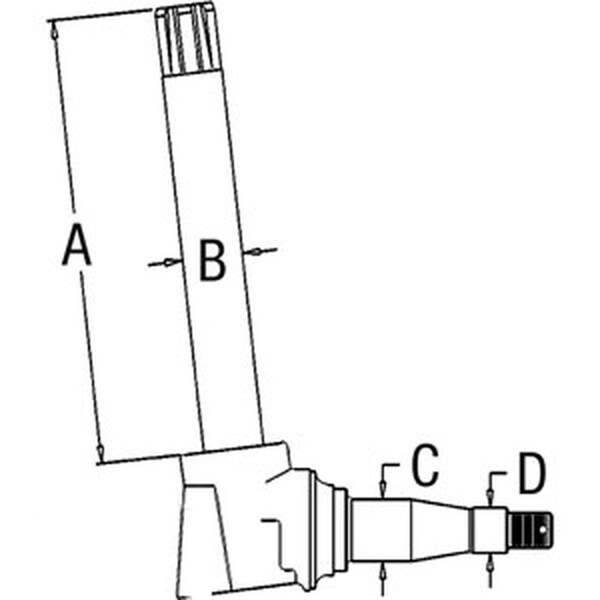 Aftermarket Universal Spindle AL57855 - main